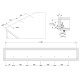 RUNNER FOR SLIDING KITCHEN TOP, 120cm RUNNERS FOR SLIDING KITCHEN TOPS